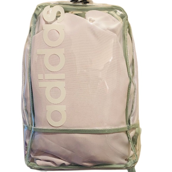 Adidas Transparent Backpack with Exposed Zipper main image 8